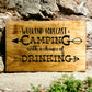 "Weekend Forecast - Camping & Drinking" Custom Wood Sign - Weaver Custom Engravings