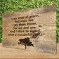Tailor-made wood signs for a personal touch in any setting.